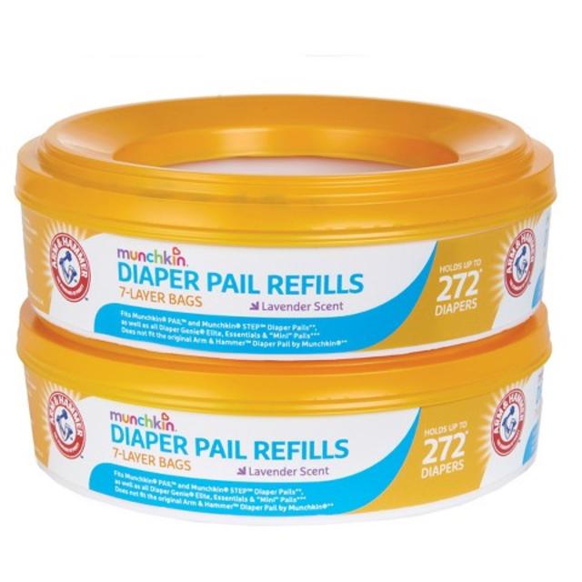 Arm & Hammer® Baby 2-Pack Diaper Pail Liner Multicolored