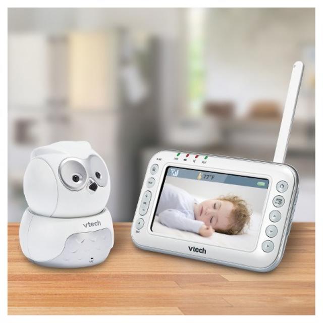 VTech Safe & Sound® Owl Digital Video Baby Monitor with Pan & Tilt Camera VM344