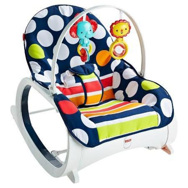 Fisher-Price Infant-to-Toddler Rocker - Navy dots : Target