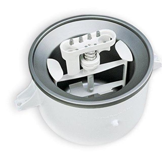 KitchenAid KICA0WH Ice Cream Maker Attachment - Excludes 7, 8, and most 6 Quart Models