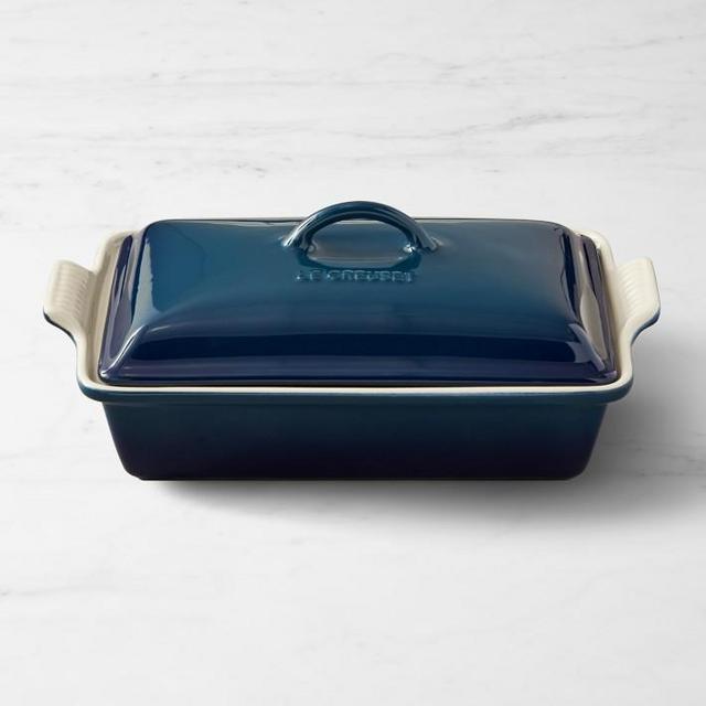 Le Creuset Heritage Stoneware Rectangular Covered Casserole in Agave