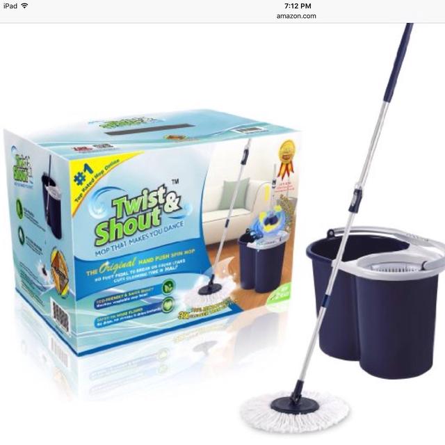 Twist and Shout Mop - Original Hand Push Spin Mop