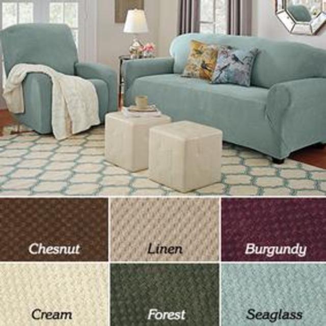 ( Q3773-1 ) Stretch Pique Slipcovers