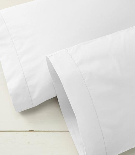 280-Thread-Count Pima Cotton Percale Pillowcases, Set of Two