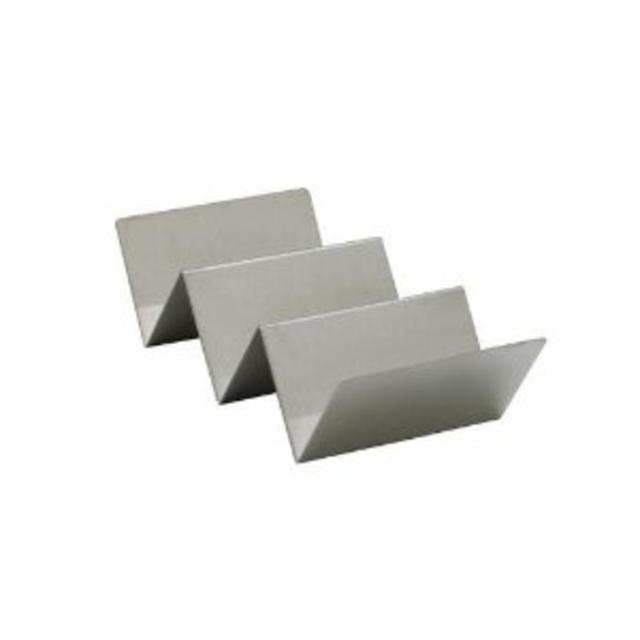 Stainless Steel Taco Holder - holds 3 tacos