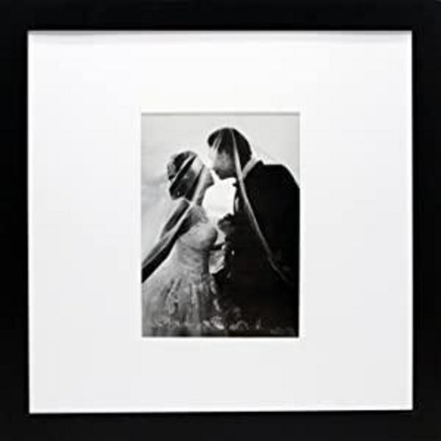 12x12 Black Wood Picture Frame (Wall Mounting Included)