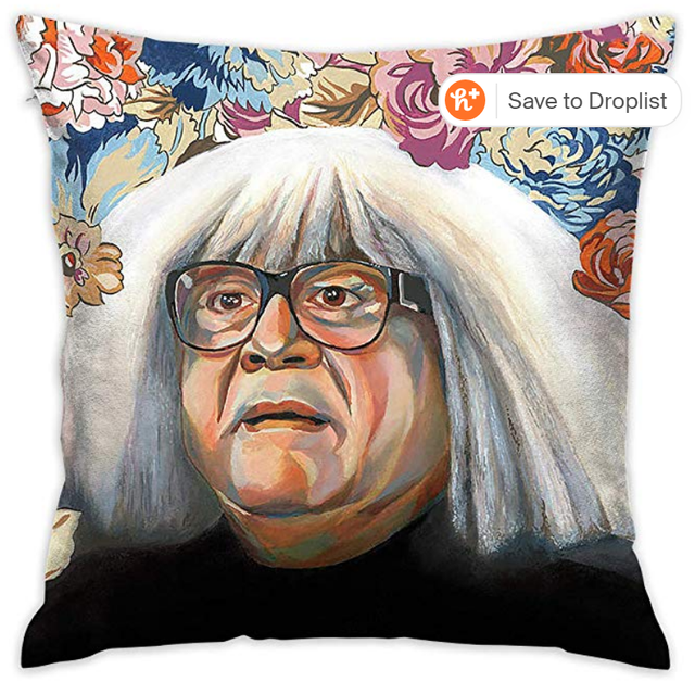 HALAZANA Danny Devito Pillow Case Fans Design Fashion Soft Cushion Cover Home Decoration 18 x 18 in