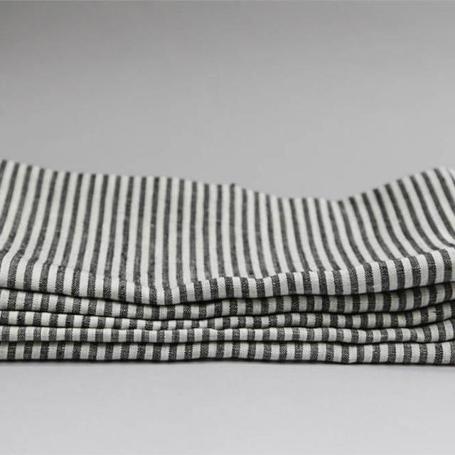 Black Stripe Napkin - The Commons