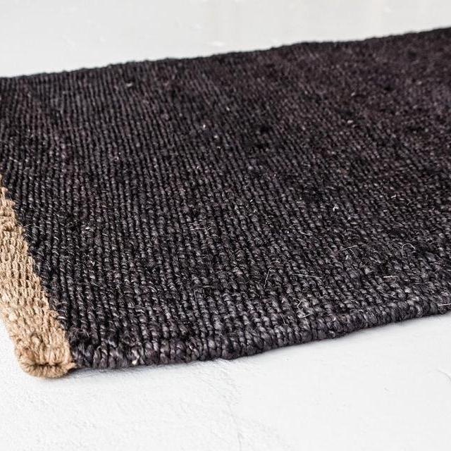 Woven Floor Mat: Black