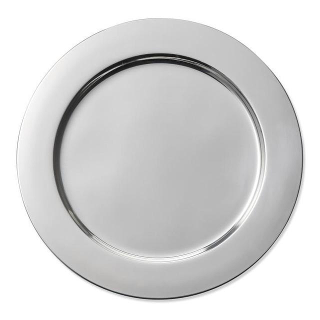 8x Silver Dinner Chargers