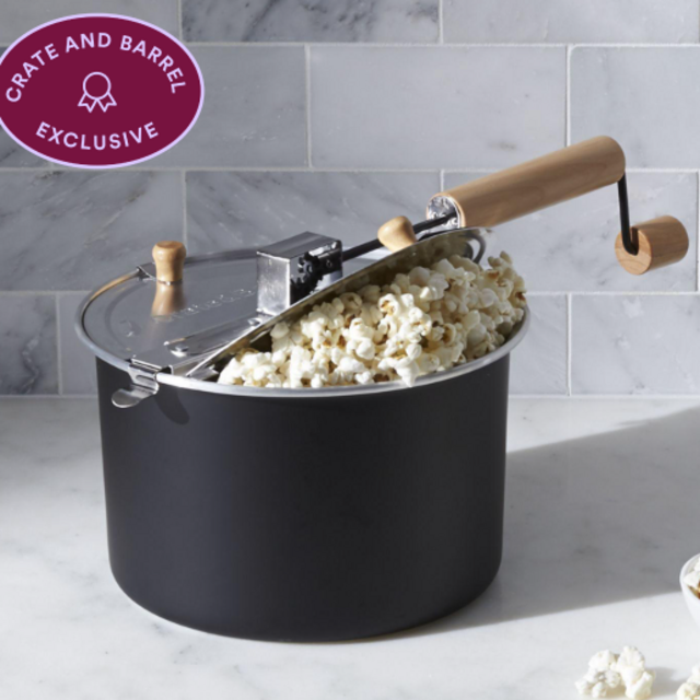 Crate and Barrel, Stovetop Popcorn Popper