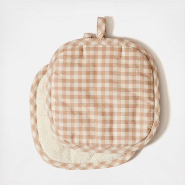 8 Gingham Hot Pads