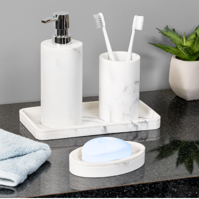 4-Piece Bathroom Accessories Set