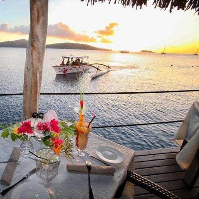 Bora Bora Sunset Cruise with Dinner at St. James Restaurant