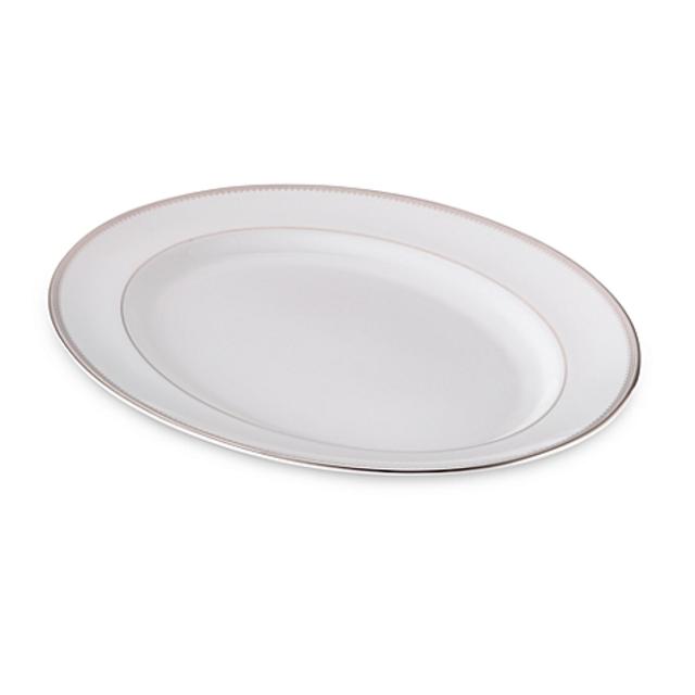 Large Oval Platter - Vera Wang Wedgwood Grosgrain