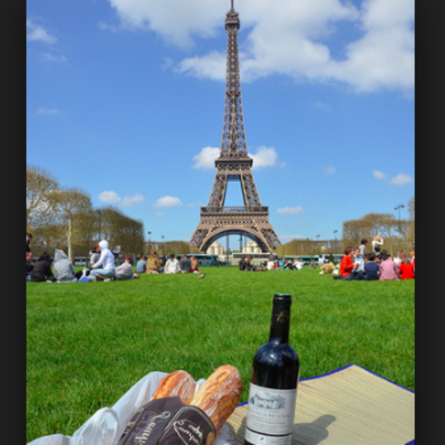 Picnic & Wine at the Eiffel Tower