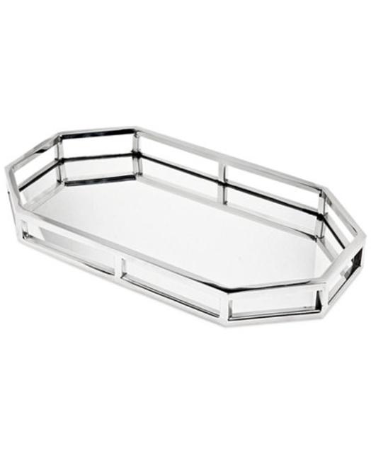 Octagonal Mirror Aspen Tray