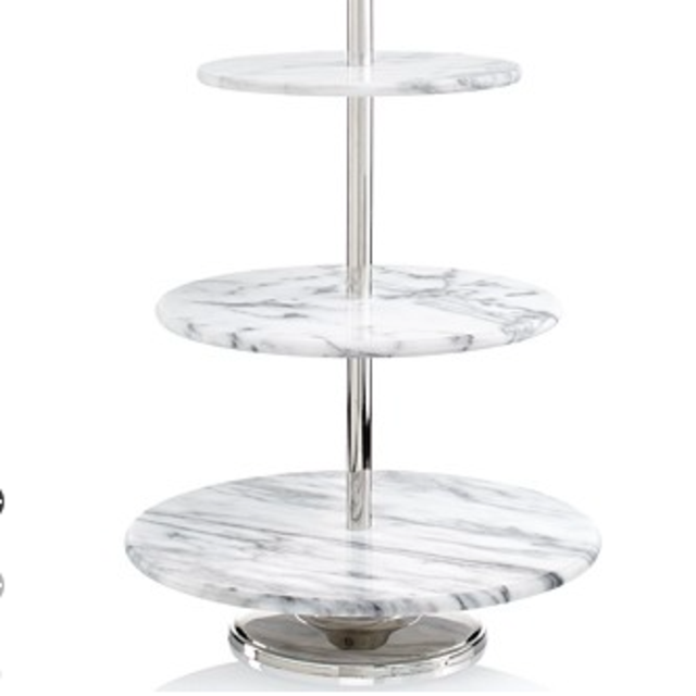 3 Tier Platter - Godinger Marble Serveware Collection