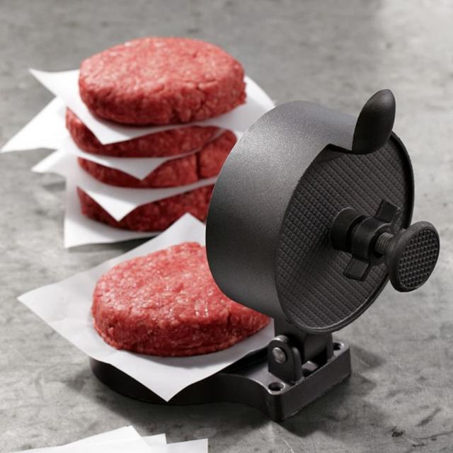 Adjustable Nonstick Burger Press (and patty papers)