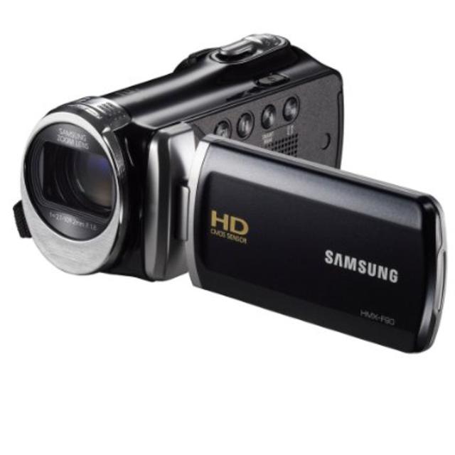 Samsung F90 Black Camcorder with 2.7" LCD Screen and HD Video Recording