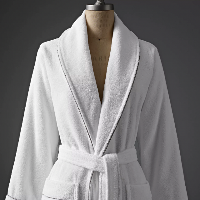 Restoration Hardware Turkish Cotton Robe