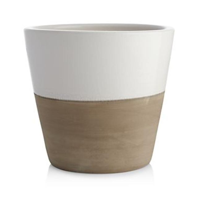 Carnivale Medium White Planter