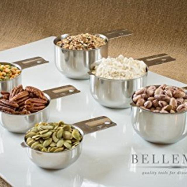 Bellemain Stainless Steel Measuring Cup Set, 6 Piece