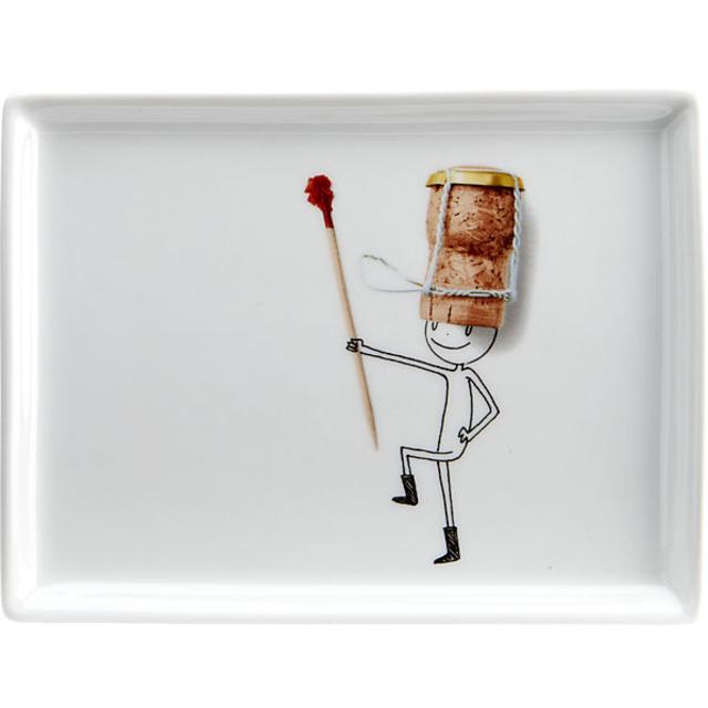 oliver champagne cork appetizer plate