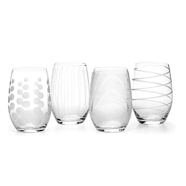 Mikasa® Cheers Stemless Wine Glasses (Set of 4)