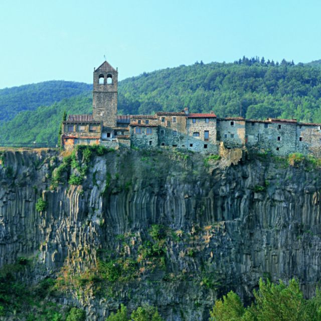 Dinner in Castefollit de la Roca, Spain