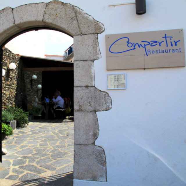 Dinner at Compartir Cadaques, Spain