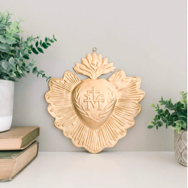 Marian Cross Heart