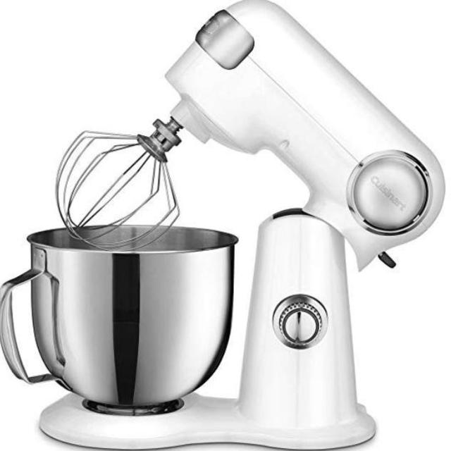 Cuisinart SM-50BC 5.5-Quart Stand Mixer, Brushed Chrome, Silver Lining