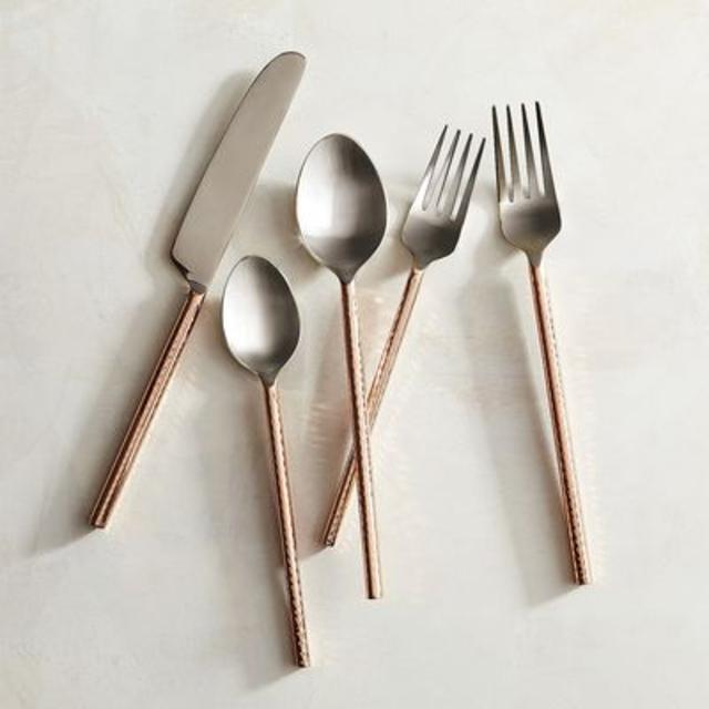 Shiloah Copper 20-piece Flatware Set