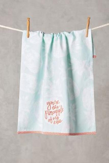 Pineapple of My Eye Dishtowel