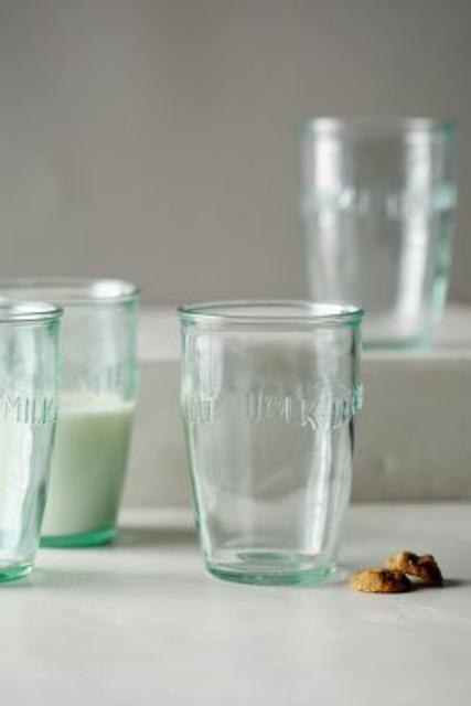 Euro Milk Glass Set