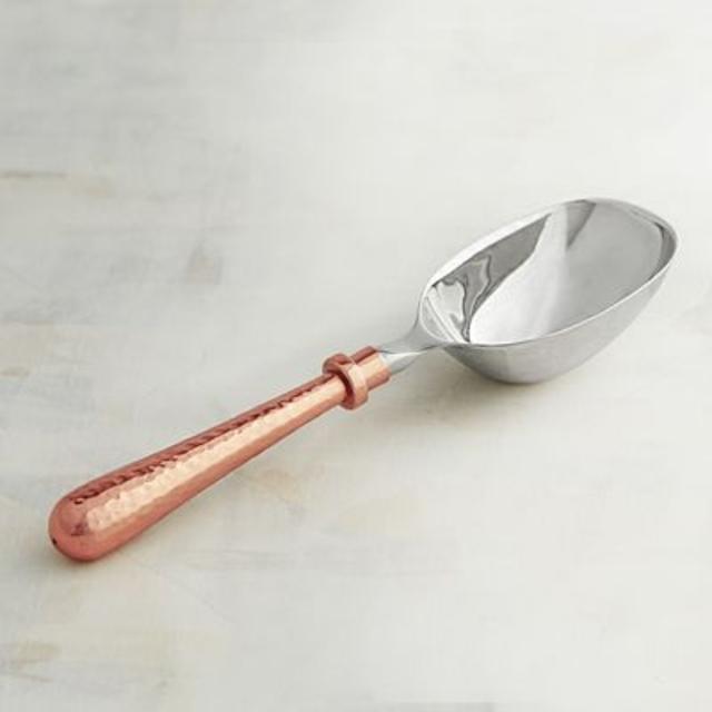 Copper & Metal Collection																																		Hammered Ice Scoop