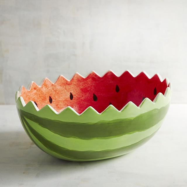 Watermelon Large Serving Bowl