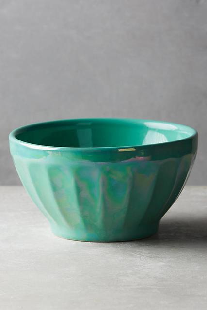 Lustered Latte Pasta Bowl- Green