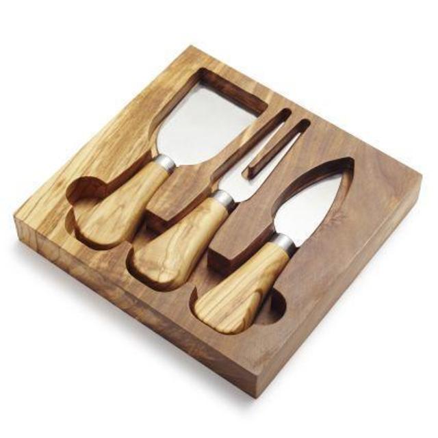 Olivewood Cheese Knife Set