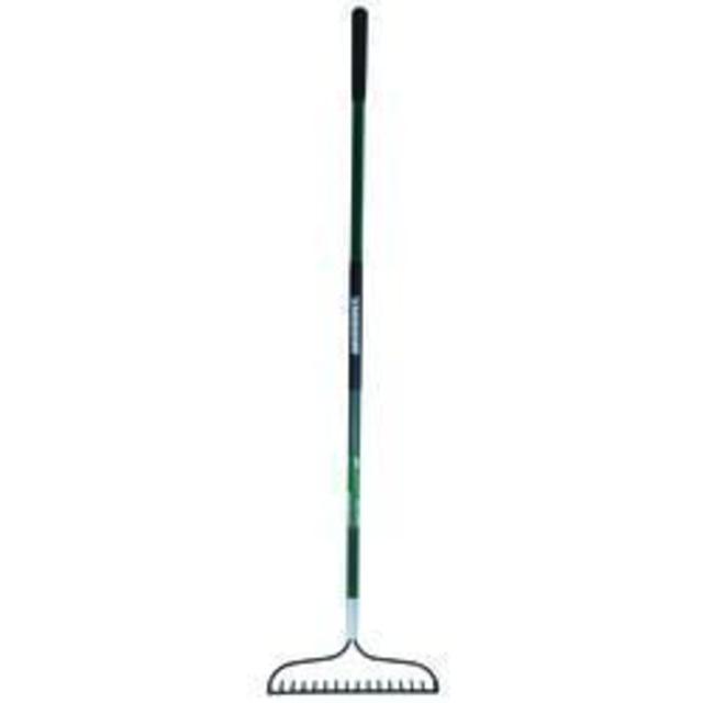 Masterforce® 60.5" Fiberglass Handle 16-Tine Bow Rake