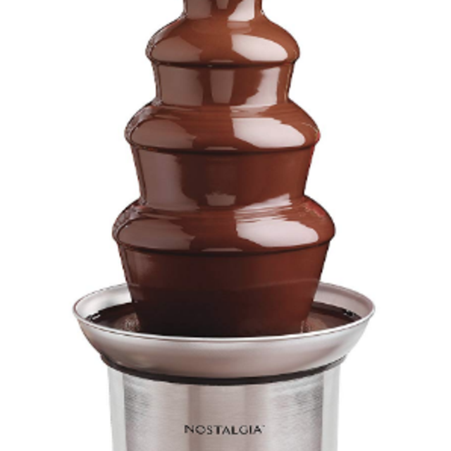 (Amazon) 4-Tier Stainless Steel Chocolate Fondue Fountain
