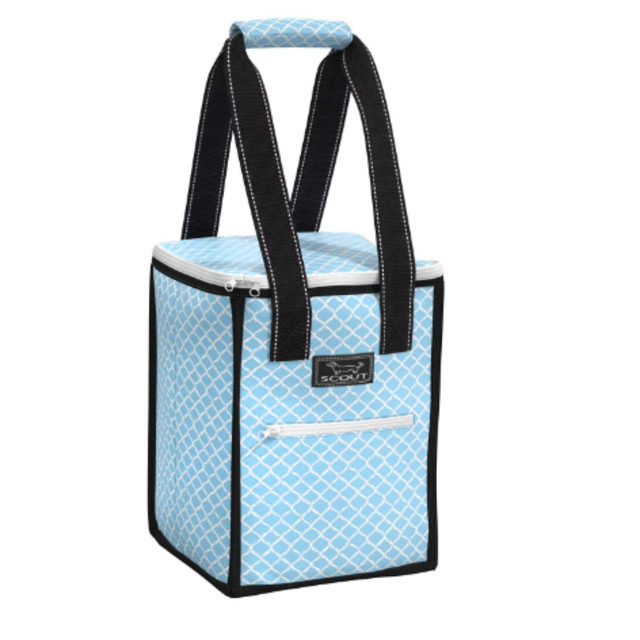 (Amazon) SCOUT  4 Bottle Wine Cooler Bag, Water Resistant Insulated Soft Cooler Tote with Zipper Closure (Multiple Patterns Available)