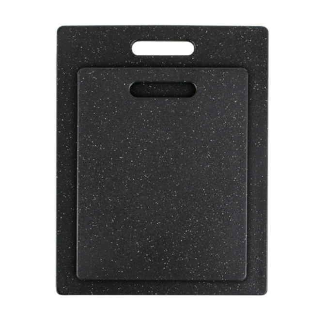(Amazon)  Cutting Board, Set of Two, Midnight Granite Color