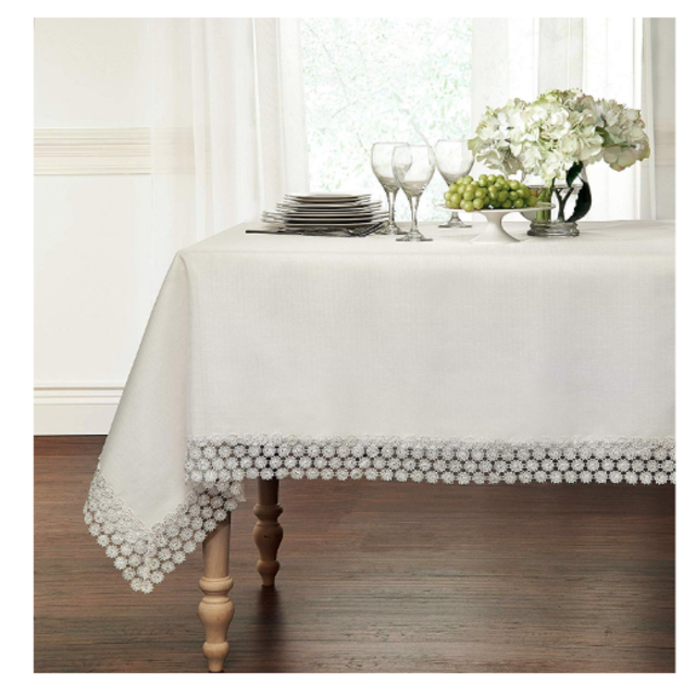 (Amazon) White, 60" x 120" Rectangle (10-12 Chair)