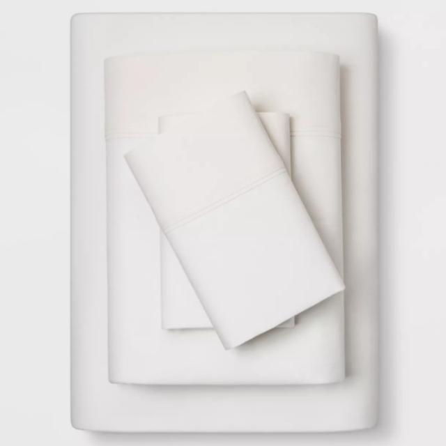 (Target) -Queen Sheet Set - Cream