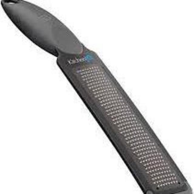 Kitchen IQ 50259 Better Zester, Charcoal Gray