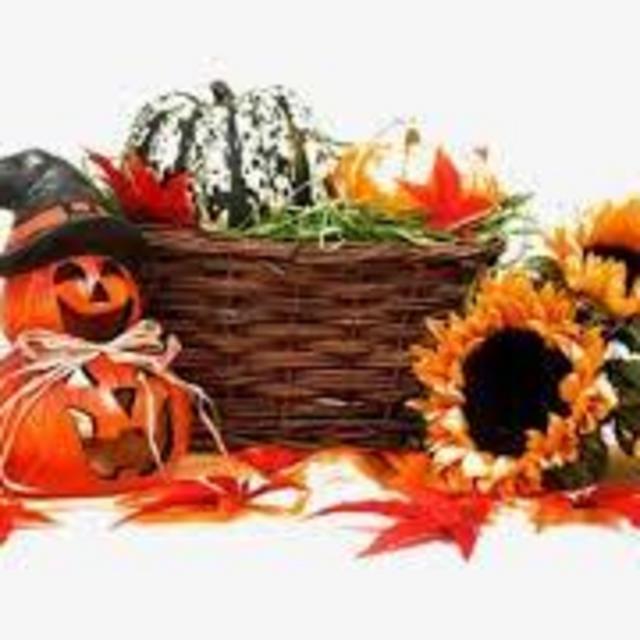 Holiday Decoration Basket (Halloween)