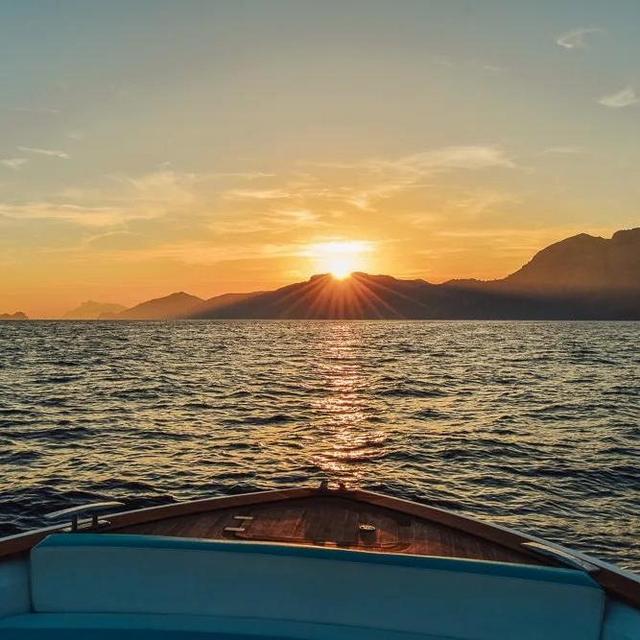 Sunset Cruise on our Honeymoon