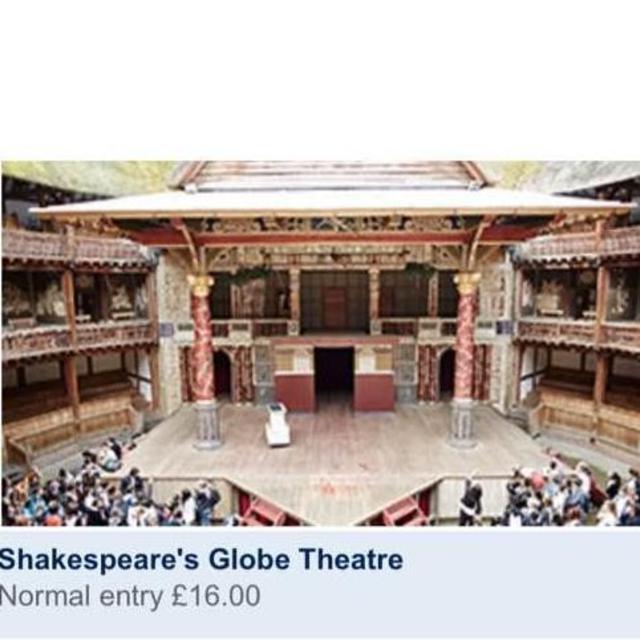 See a play at Shakespeare's Globe Theater